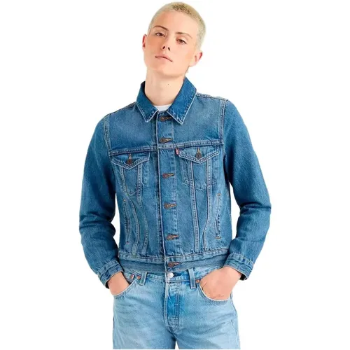 Levi's, Hellblaue Damenblazer mit Knöpfen , Damen, Größe: XS - Levis - Modalova