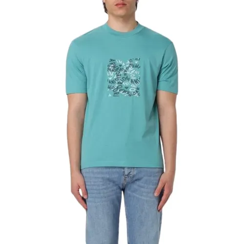 T-shirts and Polos , male, Sizes: XL, M, S, L - Emporio Armani - Modalova