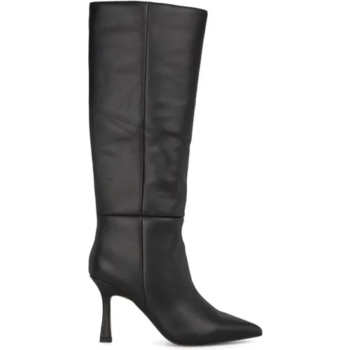 Sharp toe heeled boot , female, Sizes: 3 UK, 8 UK, 5 UK, 4 UK - Alma en Pena - Modalova