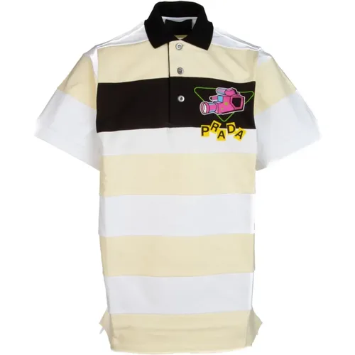 Klassisches Polo-Shirt für Männer - Prada - Modalova