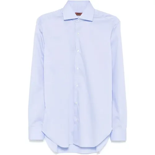 Italian Cotton Shirt , male, Sizes: 4XL, XL, M, 3XL, L, 2XL - Barba - Modalova