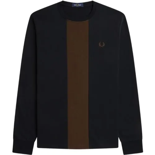 Gepaneltes Langarmshirt Fred Perry - Fred Perry - Modalova