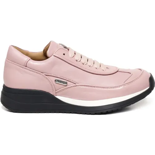 Rosa Sneakers mit klassischem weißen Einsatz - Paciotti - Modalova