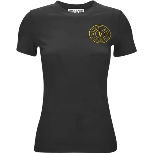 T-Shirts und Polos , Damen, Größe: S - Versace Jeans Couture - Modalova