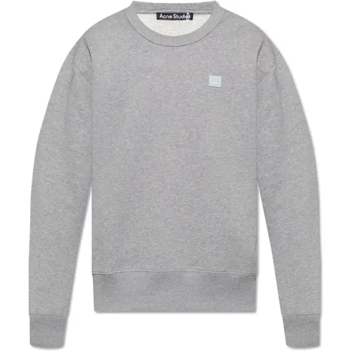 Sweatshirt mit Logo-Patch , Herren, Größe: XL - Acne Studios - Modalova