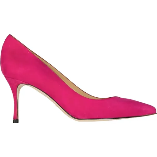 Elevate Your Shoe Collection with Stylish Suede Pumps , female, Sizes: 2 UK - Sergio Rossi - Modalova
