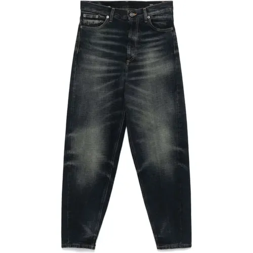 Indigo Denim Jeans , female, Sizes: W28, W29, W31, W30, W27, W26, W25 - Dondup - Modalova