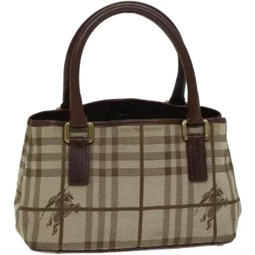 Pre-owned Cotton handbags , female, Sizes: ONE SIZE - Burberry Vintage - Modalova