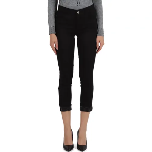 Skinny Five-Pocket Bottom Up Jeans , Damen, Größe: W28 - Liu Jo - Modalova