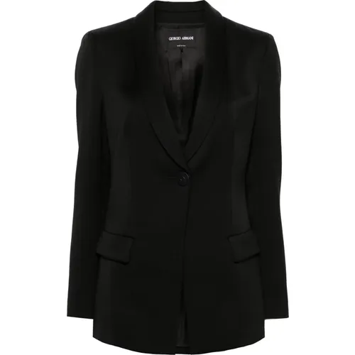 Stylish Jacket Uc001 , female, Sizes: S, L - Giorgio Armani - Modalova