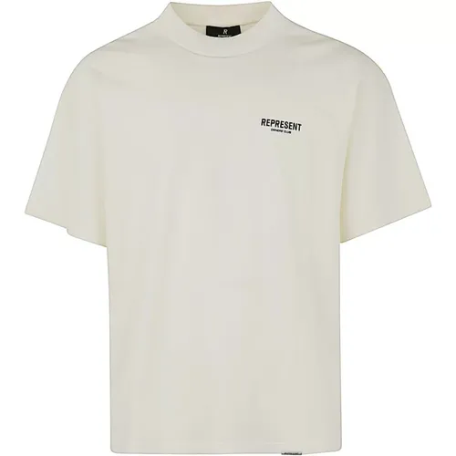 Exklusives Owners Club T-Shirt,T-Shirts,Schwarzes Owners Club T-Shirt,Cobalt Owners Club T-Shirt - Represent - Modalova
