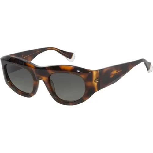 Galilea Havana Sunglasses , female, Sizes: 51 MM - Gigi Studios - Modalova