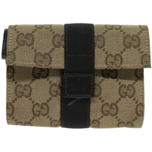 Pre-owned Canvas clutches , female, Sizes: ONE SIZE - Gucci Vintage - Modalova