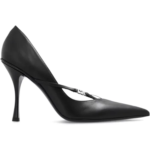 Leder Stiletto Pumps , Damen, Größe: 40 EU - Dsquared2 - Modalova