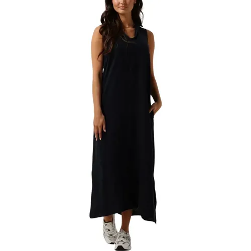 Blaues Midi-Kleid Eleganter Trendiger Stil , Damen, Größe: M - Penn&Ink N.Y - Modalova