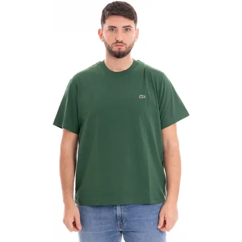 Klassisches Herren T-Shirt , Herren, Größe: XL - Lacoste - Modalova