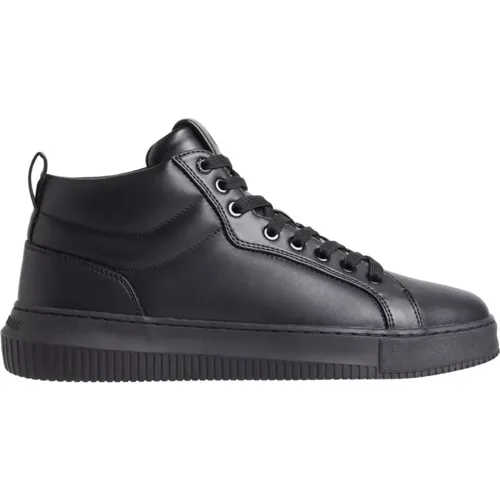 Chunky High Top Schwarze Stiefeletten , Herren, Größe: 45 EU - Calvin Klein Jeans - Modalova