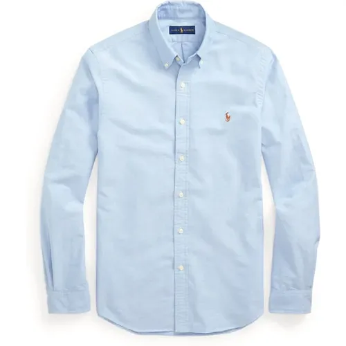Oxford Custom Fit Shirt , male, Sizes: S, 3XL, 4XL - Ralph Lauren - Modalova