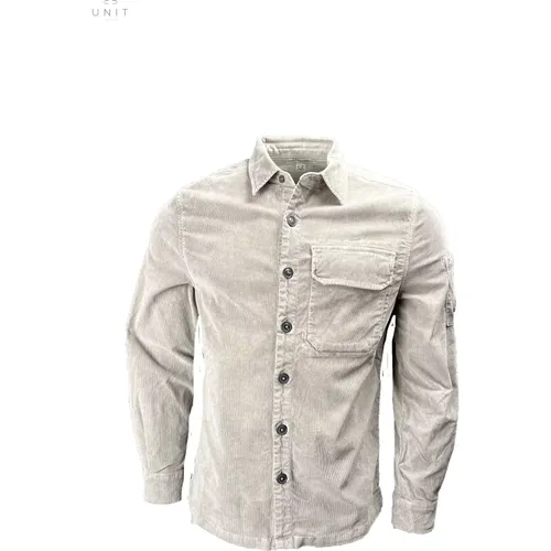 Corduroy Shirt, Sand , male, Sizes: S - C.P. Company - Modalova