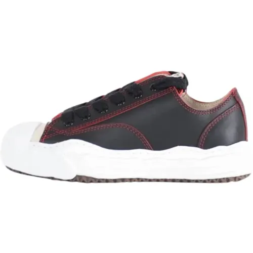 Hank Leather Sneakers with Rubber Sole , male, Sizes: 10 UK - Mihara Yasuhiro - Modalova