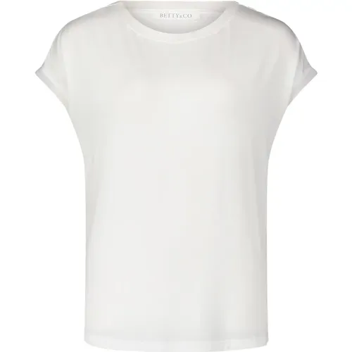 Basic Shirt kurzarm , Damen, Größe: XL - Betty & Co - Modalova