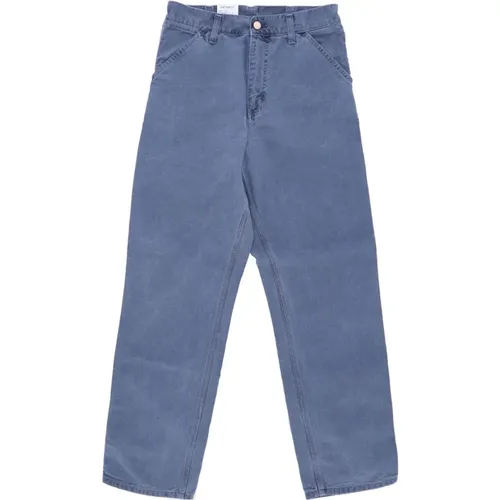 Sturmblaue Arbeits Hose , Herren, Größe: W28 L32 - Carhartt WIP - Modalova