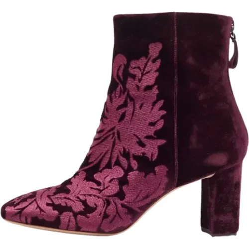 Pre-owned Velvet boots , female, Sizes: 8 UK - Alexandre Birman Pre-owned - Modalova