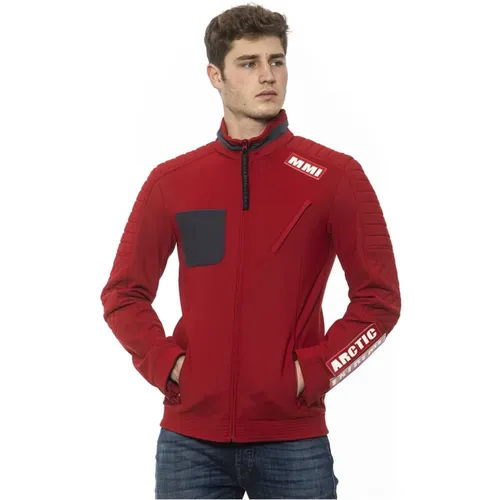 Herren Zip-Up Jacke mit Seitentaschen,Herren Jacke - Reißverschluss - Seitentaschen - Mr&Mrs Italy - Modalova