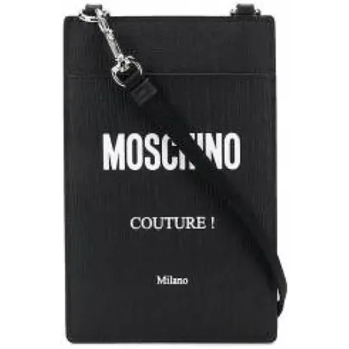 Card Holder Wallet , male, Sizes: ONE SIZE - Moschino - Modalova