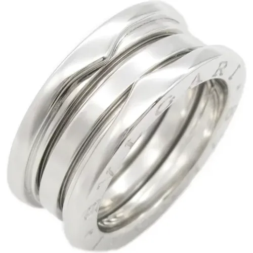 Pre-owned White Gold rings , female, Sizes: ONE SIZE - Bvlgari Vintage - Modalova