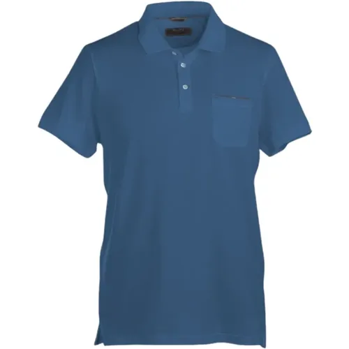 Polo Hemd,Micropiqué Polo Shirt, Frisch und Leicht,Knitwear - Moorer - Modalova
