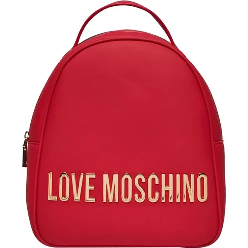 Roter Trendiger Rucksack Moschino - Moschino - Modalova