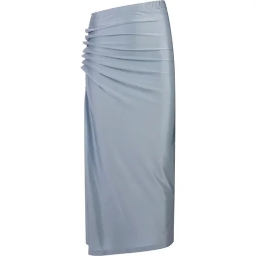 Asymmetrical Draped Skirt , female, Sizes: 2XS, S, XS - Paco Rabanne - Modalova