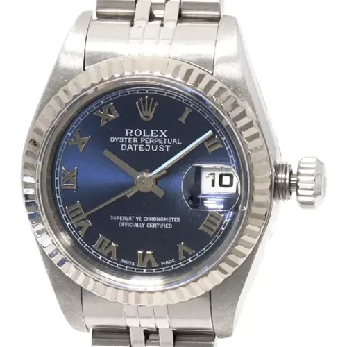 Pre-owned Metal watches , female, Sizes: ONE SIZE - Rolex Vintage - Modalova