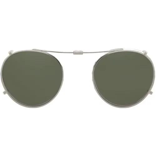 Silver Wilson Sunglasses Frames , unisex, Sizes: 44 MM - Garrett Leight - Modalova