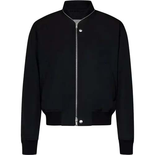 Wool Gabardine Bomber Jacket , male, Sizes: L - Jil Sander - Modalova