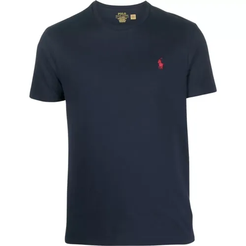 Short Sleeve Custom T-Shirt , male, Sizes: L, M, 2XL, S, XS, XL - Ralph Lauren - Modalova