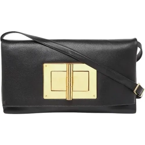 Pre-owned Leather clutches , female, Sizes: ONE SIZE - Tom Ford Pre-owned - Modalova