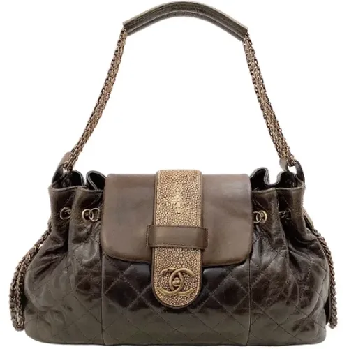 Pre-owned Leather handbags , female, Sizes: ONE SIZE - Chanel Vintage - Modalova