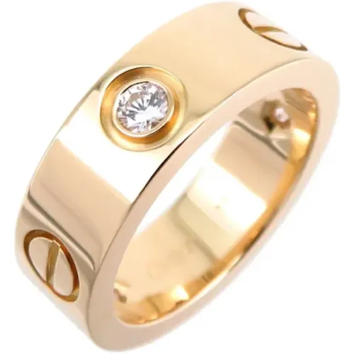 Pre-owned Gold rings , female, Sizes: ONE SIZE - Cartier Vintage - Modalova