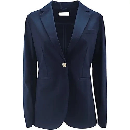 Blaue Baumwolljacke Damen , Damen, Größe: XS - Circolo 1901 - Modalova