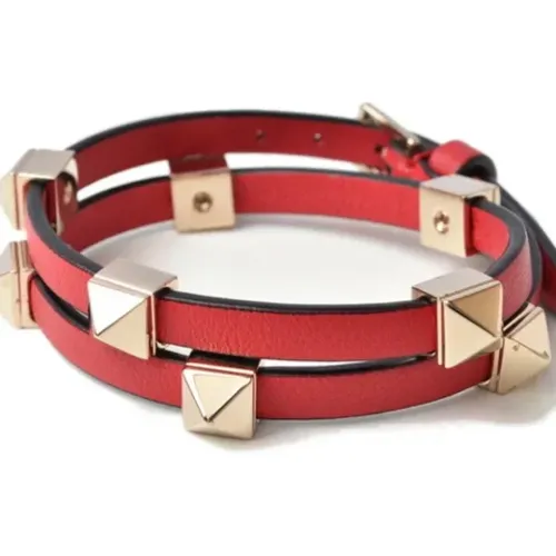 Pre-owned Leather bracelets , unisex, Sizes: ONE SIZE - Valentino Vintage - Modalova
