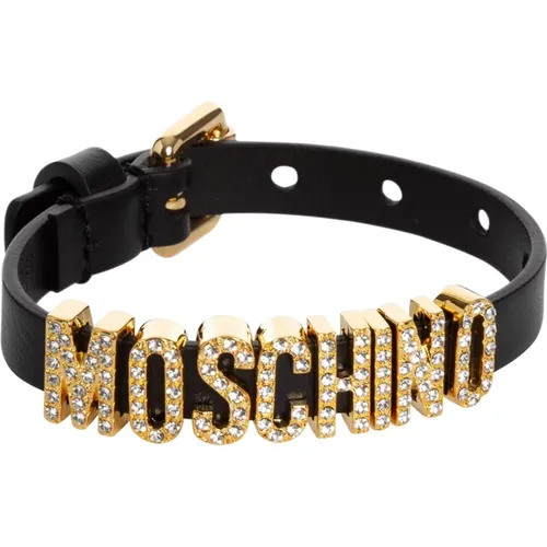 Logo Lettering Bracelet , female, Sizes: ONE SIZE - Moschino - Modalova