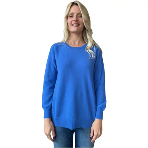 Blaue Pullover Weiche Wolle Kaschmir - Kangra - Modalova