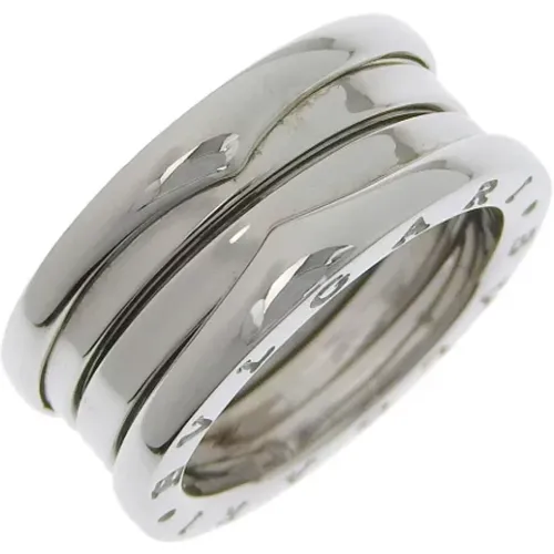 Pre-owned White Gold rings , female, Sizes: ONE SIZE - Bvlgari Vintage - Modalova