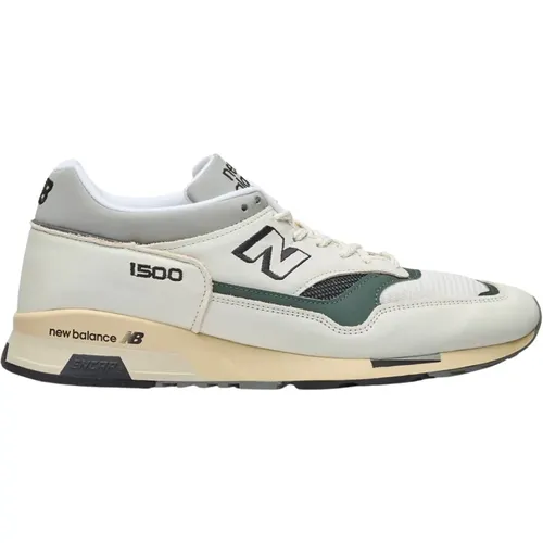 Leder- und Mesh-Sneakers , Herren, Größe: 42 EU - New Balance - Modalova