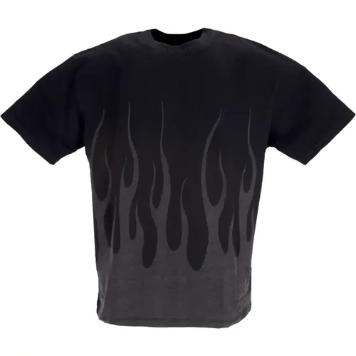 Flames Tee Men's T-Shirt , male, Sizes: M, S, L, XS, XL - Vision OF Super - Modalova