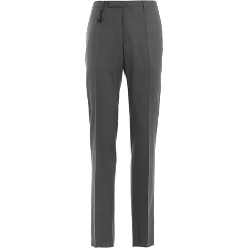 Men's Clothing Trousers Grey Noos , male, Sizes: S, 3XL, M, L, 2XL, 4XL, 5XL, XL - Incotex - Modalova