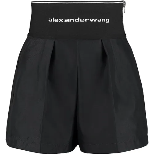 Baumwoll-Shorts mit elastischem Bund - alexander wang - Modalova