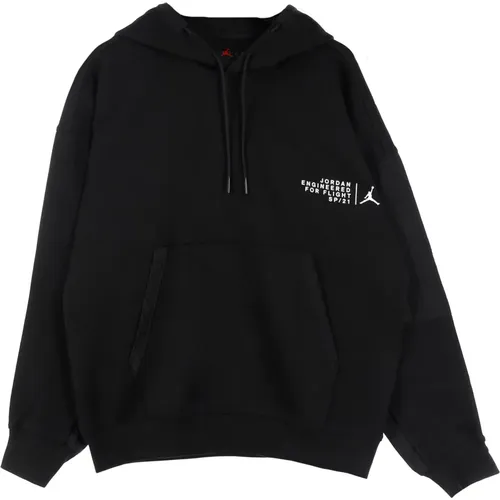 Fleece Pullover Hoody Schwarz/Weiß - Jordan - Modalova